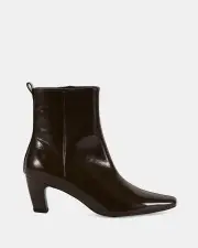Shelly Shen Jodie/Mushroom Patent Womens Boots 08