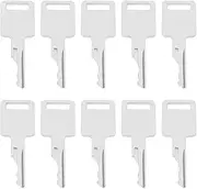 YINETTECH 10pcs Ignition Key Replacement Part 6693241 Compatible with Bobcat 763 773 843 863 853 185 751 753 S175 S205 S590 T450 T190 Skid Steer Loader Mini Excavator