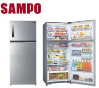 在飛比找樂天市場購物網優惠-SAMPO 聲寶 580L雙門變頻電冰箱 SR-C58D