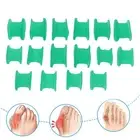 8 Pairs Toe Spacer Silicone Toe Separator Bunion Straightener Hallax