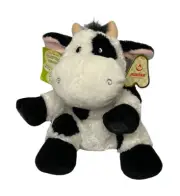 NEW Aurora Playtime Puppet Moo Cow Plush Hand Puppet Toy #32157