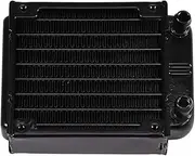 PC Water Cooling, 8 Pipe Aluminum Heat Exchanger for Computer CPU Water Cooling System, 105 X 80 X 26 Mm Mini Water to Air Heatsink