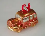 2012 Old Time Car Blown Glass Ornament Hand Painted Pier 1 Imports Retired
