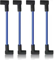 4 Pcs 6" Marine Spark Plug Wire 18-8816-1 ZF478V Spark Plug Wire Leads Set for Evinrude for OMC for Johnson for Sierra Boating Accessories Performance Premium Marine Replacement