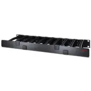 APC AR8612 Cable Organizer - Black - Cable Manager - 1U Height - AR8612