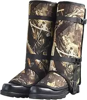 [JONGYA] Leg Gaiters,Outdoor Anti-Snake Bite Foot Covers,Gators for Hiking with Waterproof Anti-Tear Adjustable Walking Gaiters,for Hiking,Skiing,Climbing,Camping