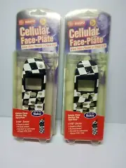 Nokia 5100 Series Faceplate Cover Checker Flag Face Plate 2 Pack