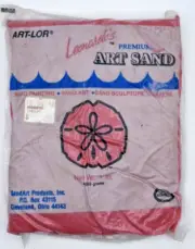 Colored Sand 1 lb Orange Color for Sculptures, Sandart, Leonardo's Art-Lor