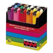Mitsubishi Pencil Water-based Pen Posca Thick Square Tip 15 Colors PC8K15C