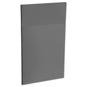 Kaboodle 450mm Smoked Grey Modern 1 Door / 1 Drawer Panel - Modern