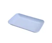 Serving Plate Food Grade Stackable Plastic Nordic Style Table Snack Serving Plate Dessert Tray Home Supplies Blue