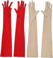 [BRIGHTFUFU] UV Gloves Sleeve Holders for Women Summer Cooling Arm Sleeves Hand Cover Sun Arm Sleeves Sunblock Arm Sleeves Medal Frame Display Riding Arm Sleeves Sun Protector Cloth