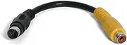 StarTech SVID2COMP 6-Inch S-Video to Composite Video Adapter Cable