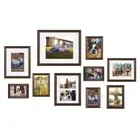 Kate+Laurel Picture Frames Plastic Satin Adult Framed Hook Both Classic Bronze
