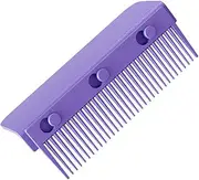 Flat Iron Comb Clip On Removable Straightening Comb Attachment For Electric Hair Straightener Flat Iron Hair Styling Tool High Tempe Ure For Hair Salon Home Use Purple