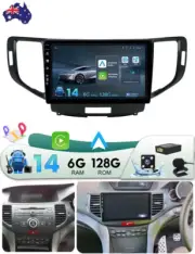 128G For Honda Accord Euro 2008-2015 Stereo Android14 CarPlay Head Unit GPS Navi