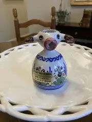 NWT Talavera Cow Cream Pitcher, Floral Ceramic, Signed By Artist