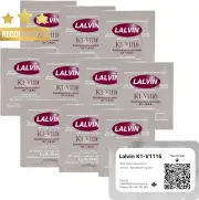 Lalvin K1-V1116 Wine Yeast 10 Pack 5g Sachets Wine, Cider, Mead, Kombucha Making
