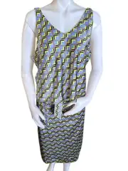 Wildfang Cubic Mid Length The Empower Wrap Skirt and Cami Set Large