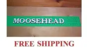 MOOSEHEAD BEER BAR MAT RUNNER BEER COASTER 23.5x3.5 NEW