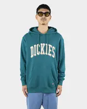 DICKIES MENS Longview Pull Over Hoodie DARK LINCOLN GREEN