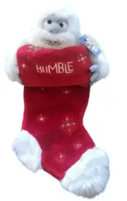Bumble Abominable Snowman Christmas Stocking Rudolph Red Nosed Reindeer RARE NWT