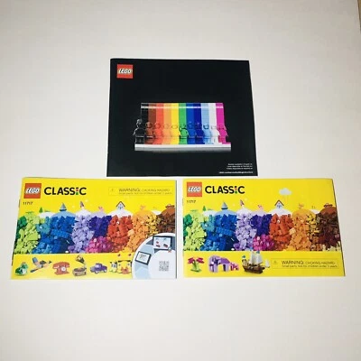 Lego CLASS Instruction Set Of 3 ( 11717-1 &2 )+( Everyone Is Awesome 40516)L-386