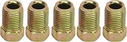 Brake Line Fittings: 30pcs Sturdy Metal Brake Line Union 3/8 Inch 24 Threads for 3/16 in Brake Line Tube, Ensures Secure Connection