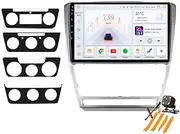 Car Stereo Android 13.0 Radio for Sk-oda Octavia 2 2004-2014 GPS Sat Navigation 10.1'' Touchscreen DVD Multimedia Video Player FM BT Receiver with Carplay 4G 5G WiFi SWC,10 inch,Y600S