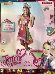 Nickelodeon JoJo Siwa Target Exclusive Girls' Costume Large 12-14 New