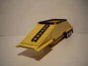 FIRST GEAR 1/50 YELLOW TRIAXLE BOTTOM DUMP TRAILER SAME SCALE AS DIECAST MASTERS