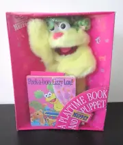 NRFB Vintage Jim Hensons ~ Peek A Boo Lizzy Lou ~ Muppets Book & Hand Puppet