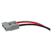 Hulk 4x4 50A Anderson Plug to Battery Clamps Cable Assembly - 300mm Long, HU6968