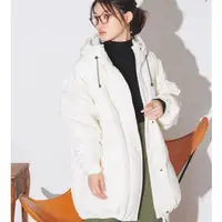 在飛比找蝦皮購物優惠-日本品牌 HUNCH 纖維羽絨長版外套