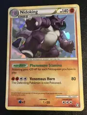 Nidoking 6/102 VLP Shatter Foil Holo Rare Pokemon. Fast Shipping with Tracking!