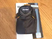 Vivitar camera case black trendsetter series padded water resistant heavy duty