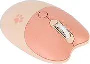 Cute Cat Wireless Mouse 2.4G 3 Levels DPI Silent Compatible for Laptop Computor, Cute Cat Design (Milk Tea Color)
