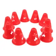 10 Pcs Training Logo Barrels Marking Cup Numbered Markers Cone Fitness Child