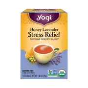 Yogi Tea Herbal Tea Bags Honey Lavender Stress Relief 16 Tea Bags
