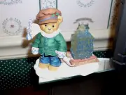 CHERISHED TEDDIES BOY PULLING SLED FIG-JAMES-GOING MY WAY FOR THE HOLIDAYS-1997
