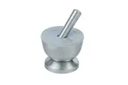 Savannah Stainless Steel Mortar and Pestle Herb Pill Spice Crusher Grinder 12cm