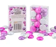Mandala Art Cupcake Glass Mosaic Pebbles
