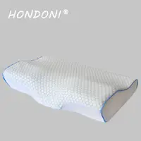 在飛比找PChome24h購物優惠-HONDONI 人體工學4D蝶型枕 記憶枕頭 護頸枕 紓壓枕
