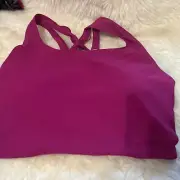 NWT Lululemon Stash It Bra *Medium Support, B/C Cup Ripened Raspberry Size : 10