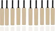 Fit City Care India Miniature Autograph Cricket Bat (Not Meant for Playing - Souvenir Bat) | Pack of 10 | Size 15 Inch