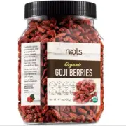 USDA Organic Dried Goji Berries 14.1oz Jar 1 Pack | Bulk Supply of Goji Berry