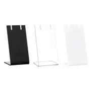 Pack of 5 Sturdy Acrylic Jewelry Display Stands for Earrings and Pendants