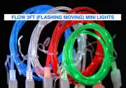 FLOW LIGHT-UP 3FT LED USB charger cable FOR Apple iPhone 8 7 6 plus 5s MICRO B C