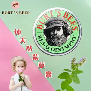 小蜜蜂紫草膏 紫草膏 美國Burt's Bees小蜜蜂紫草舒緩膏 15g 神奇紫草霜