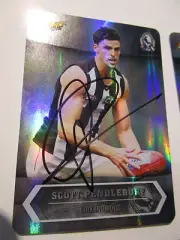 Collingwood - Scott Pendlebury signed 2015 AFL Select Silver Insert Card + COA